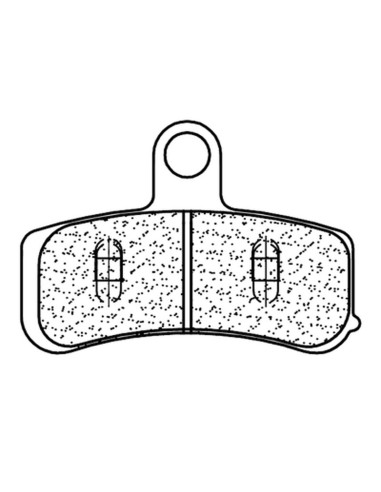 Plaquettes de frein CL BRAKES route métal fritté - 1212A3+