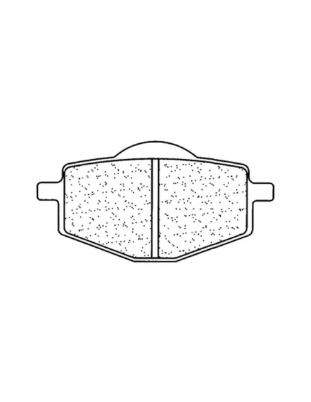 Plaquettes de frein CL BRAKES Racing métal fritté - 2284RX3