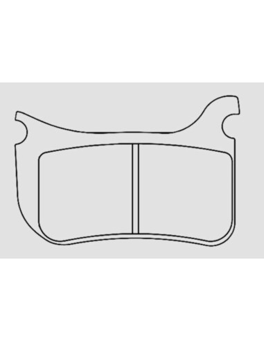 Plaquettes de frein BERINGER Racing métal fritté - KIT1200R2