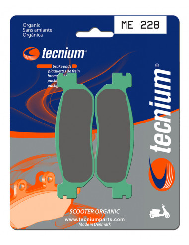 Plaquettes de frein TECNIUM Scooter organique - ME228