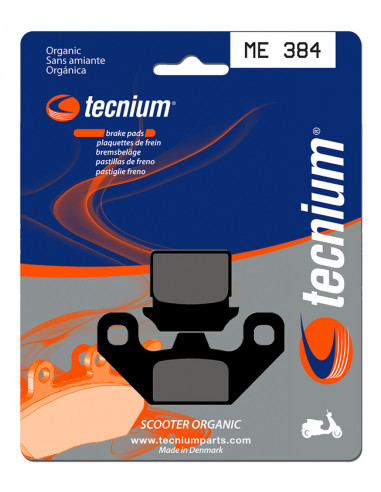 Plaquettes de frein TECNIUM Scooter organique - ME384