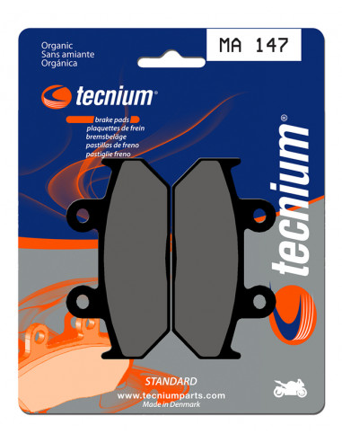 Plaquettes de frein TECNIUM route organique - MA147