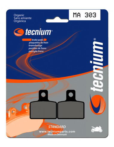 Plaquettes de frein TECNIUM route organique - MA303