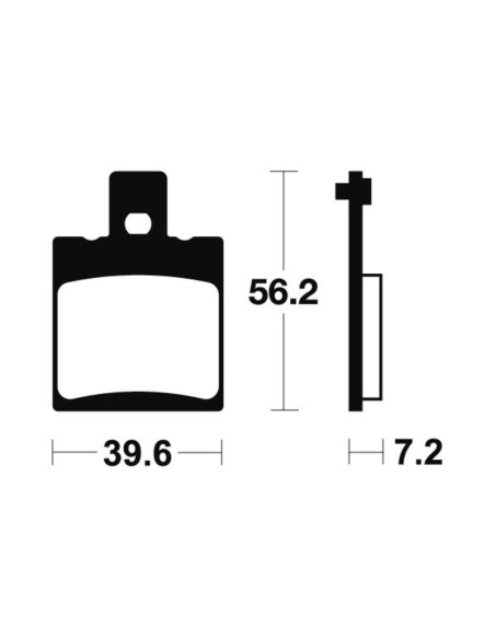 Plaquettes de frein TECNIUM route organique - MA324