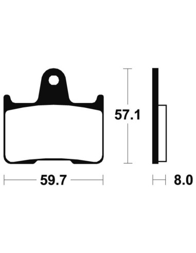 Plaquettes de frein TECNIUM Performance métal fritté - MR215