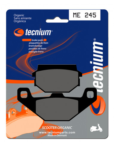 Plaquettes de frein TECNIUM Scooter organique - ME245