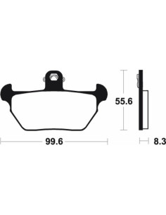 Plaquettes de frein TECNIUM Performance métal fritté - MF144 2
