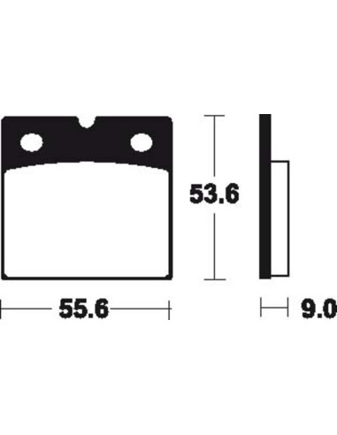 Plaquettes de frein TECNIUM route organique - MA6