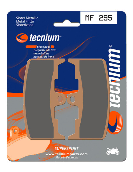 Plaquettes de frein TECNIUM Performance métal fritté - MF295