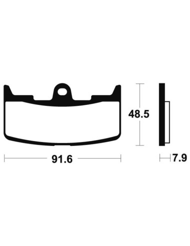 Plaquettes de frein TECNIUM Performance métal fritté - MF295