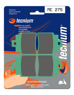 Plaquettes de frein TECNIUM Scooter organique - ME275