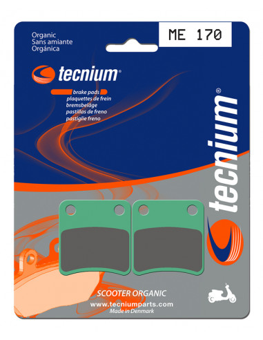 Plaquettes de frein TECNIUM Scooter organique - ME170