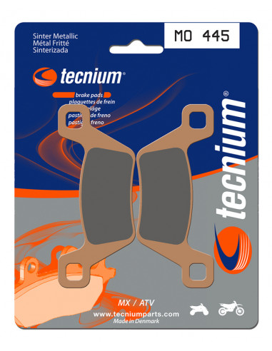 Plaquettes de frein TECNIUM MX/Quad métal fritté - MO445