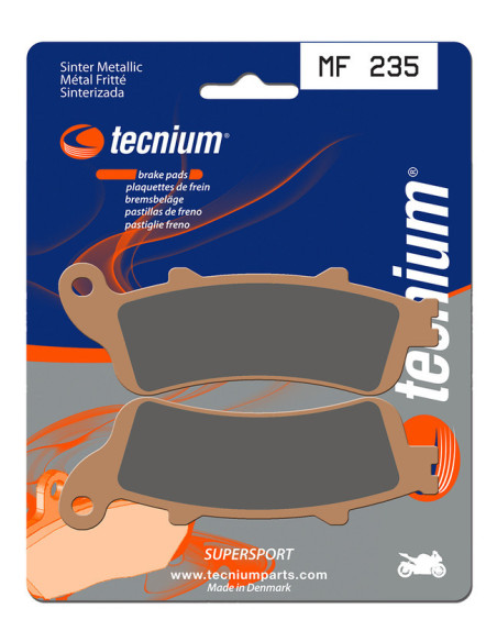 Plaquettes de frein TECNIUM Performance métal fritté - MF235