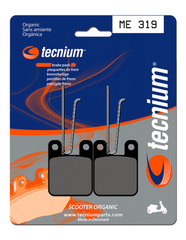 Plaquettes de frein TECNIUM Scooter organique - ME319