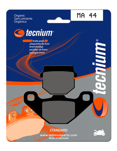 Plaquettes de frein TECNIUM route organique - MA44