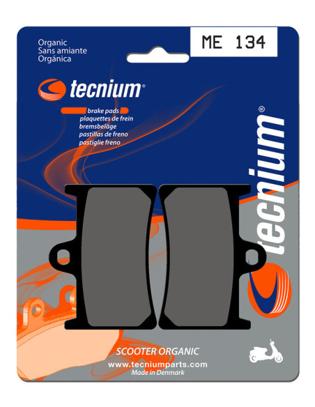 Plaquettes de frein TECNIUM Scooter organique - ME134