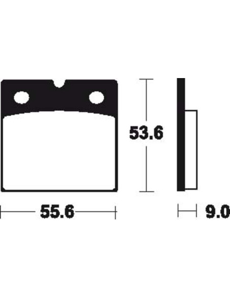 Plaquettes de frein TECNIUM Performance métal fritté - MF6