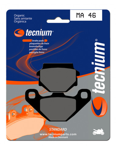 Plaquettes de frein TECNIUM route organique - MA46