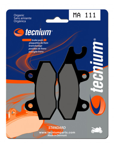 Plaquettes de frein TECNIUM route organique - MA111