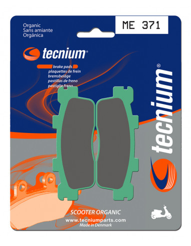 Plaquettes de frein TECNIUM Scooter organique - ME371