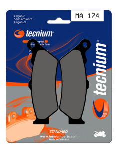 Plaquettes de frein TECNIUM route organique - MA174