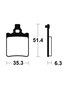 Plaquettes de frein TECNIUM MX/Quad métal fritté - MO74 2