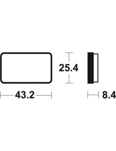 Plaquettes de frein TECNIUM MX/Quad métal fritté - MOA327 2