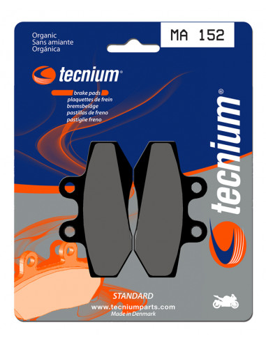 Plaquettes de frein TECNIUM route organique - MA152