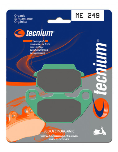 Plaquettes de frein TECNIUM Scooter organique - ME249