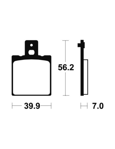 Plaquettes de frein TECNIUM MX/Quad métal fritté - MO19
