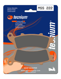 Plaquettes de frein TECNIUM Maxi Scooter métal fritté - MSS222