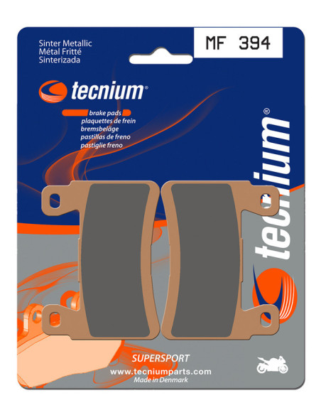 Plaquettes de frein TECNIUM Performance métal fritté - MF394