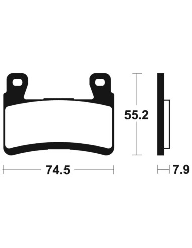 Plaquettes de frein TECNIUM Performance métal fritté - MF394