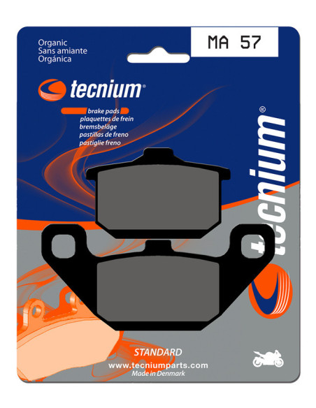 Plaquettes de frein TECNIUM route organique - MA57