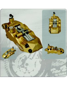 Etrier de frein 6 pistons avant gauche Or Nissin 2