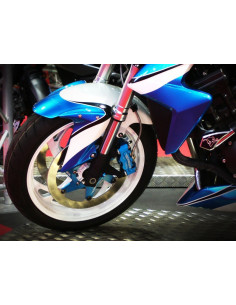 Etrier de frein radial gauche BERINGER Aerotec® 4 pistons Ø32mm entraxe 108mm bleu 2