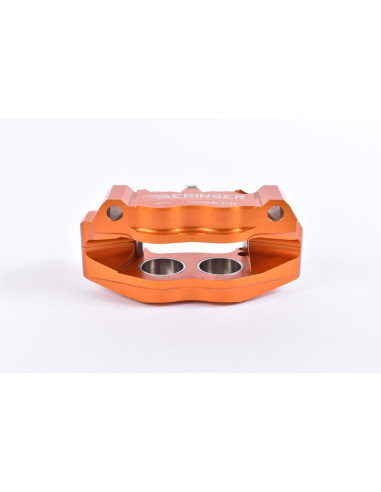 Etrier de frein radial gauche BERINGER Aerotec® 4 pistons Ø32mm entraxe 100mm orange
