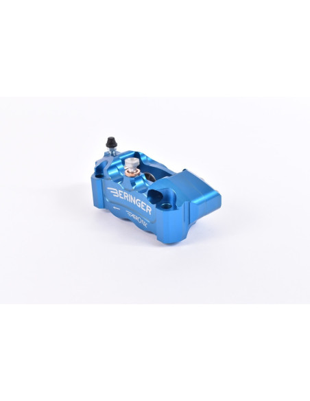 Etrier de frein radial gauche BERINGER Aerotec® 4 pistons Ø32mm entraxe 108mm bleu