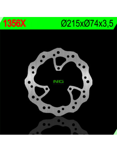 Disque de frein NG BRAKE DISC pétale fixe - 1356X