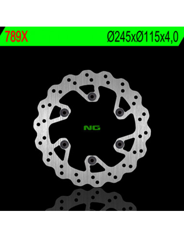 Disque de frein NG BRAKE DISC pétale fixe - 789X