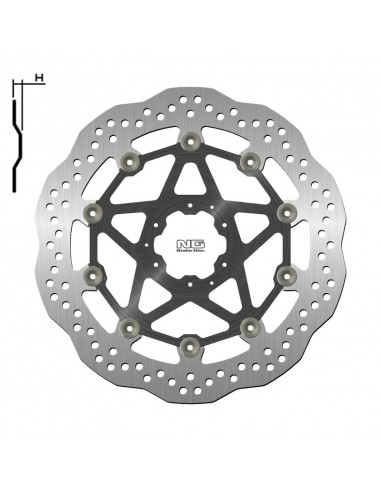 Disque de frein NG BRAKE DISC pétale flottant - 1643XG