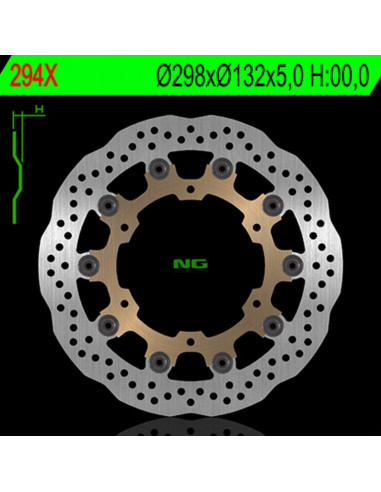 Disque de frein NG BRAKE DISC pétale flottant - 294X