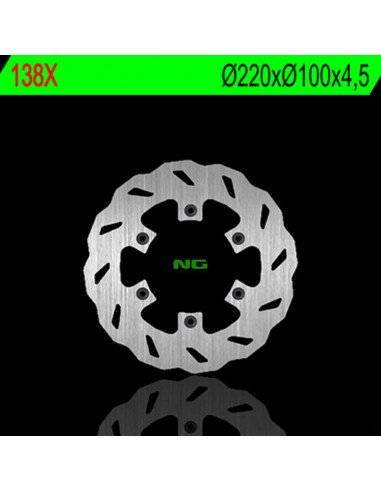 Disque de frein NG BRAKE DISC pétale fixe - 138X