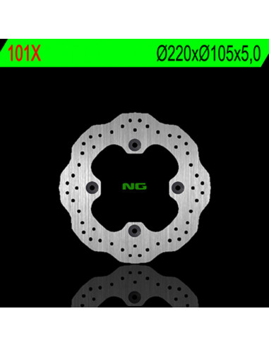 Disque de frein NG BRAKE DISC pétale fixe - 101X