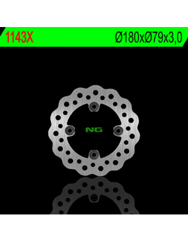 Disque de frein NG BRAKE DISC pétale fixe - 1143X