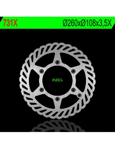 Disque de frein NG BRAKE DISC pétale fixe - 731X