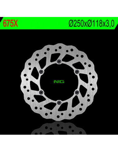 Disque de frein NG BRAKE DISC pétale fixe - 675X