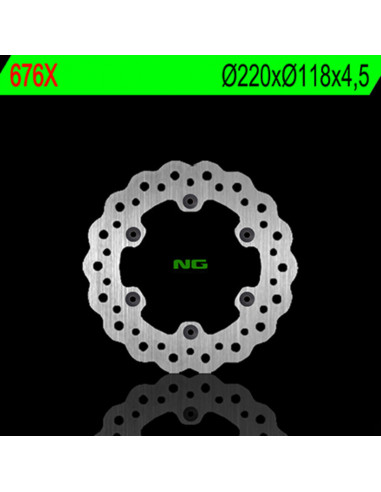 Disque de frein NG BRAKE DISC pétale fixe - 676X