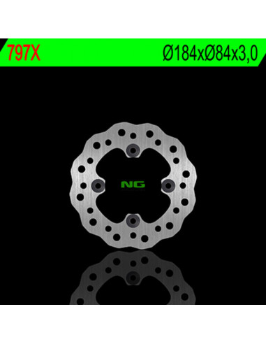 Disque de frein NG BRAKE DISC pétale fixe - 797X